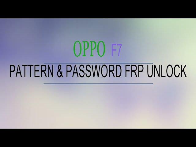 Unbelievable Trick to Unlock Your Oppo F7 Phone – SHOCKING RESULTS!