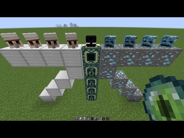 what if you create an ENDER GOLEM CREEPER in MINECRAFT