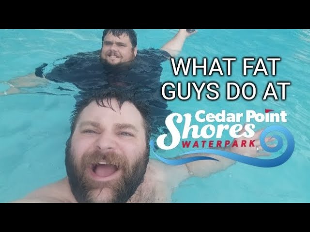 What Fat Guys Do At Cedar Point Shores Waterpark! 💧 ⛱️