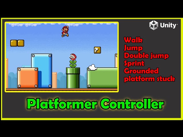 Platform Controller - walk-jump-sprint | Unity