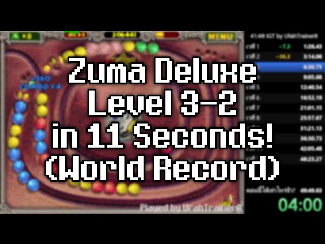 Zuma Deluxe - Level 3-2 in 11 Seconds! (World Record) (18 June 2024)