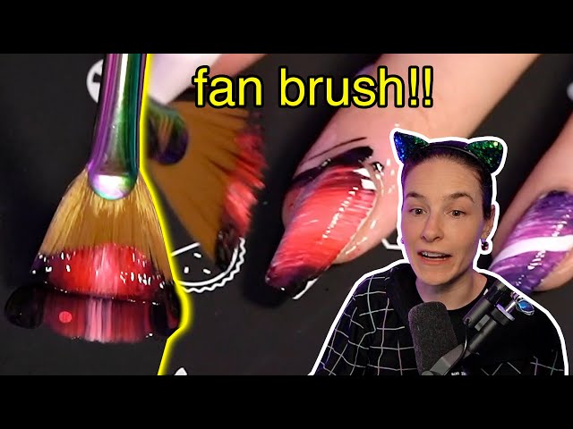 Doing Nails with a FAN Brush!💡 - Simply Stream Highlights