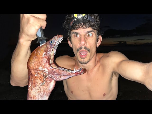 THIS ZOMBIE EEL IS IMPOSSIBLE TO KILL! | Spearfishing Catch and Cook Adventure