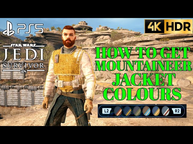 How to Get Mountaineer Jacket Colours STAR WARS Jedi Survivor Mountaineer Outfits Colors Location