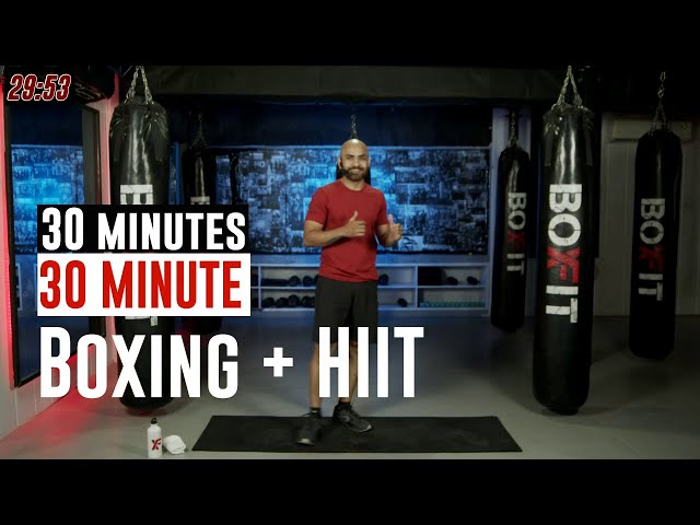 30 min Cardio Boxing HIIT at Home workout