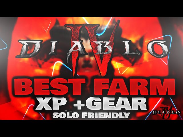 Diablo 4: NEW FASTEST XP + GEAR Farm Glitch Dungeon - Level Up INSANELY fast!