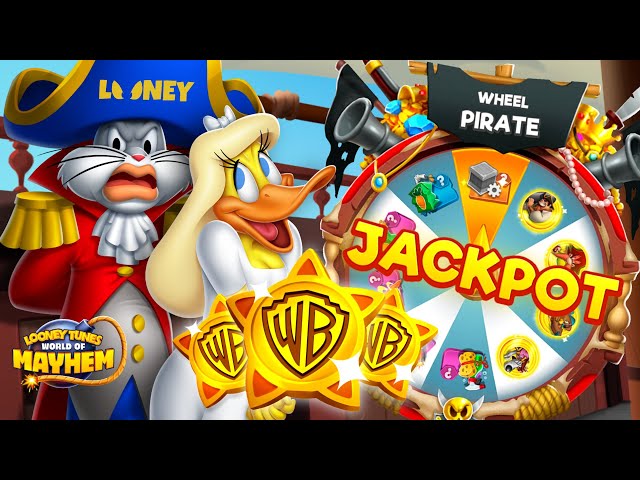 Pirate Wheel Jackpots & WB Charms - LTWOM