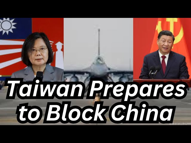 Taiwan deploys dozens of F-16s and US HIMARS to stop China's massive offensive!