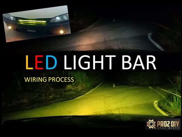 How to Wire an LED Light Bar Properly. Cara wiring LED light bar. #tutorial  #diy