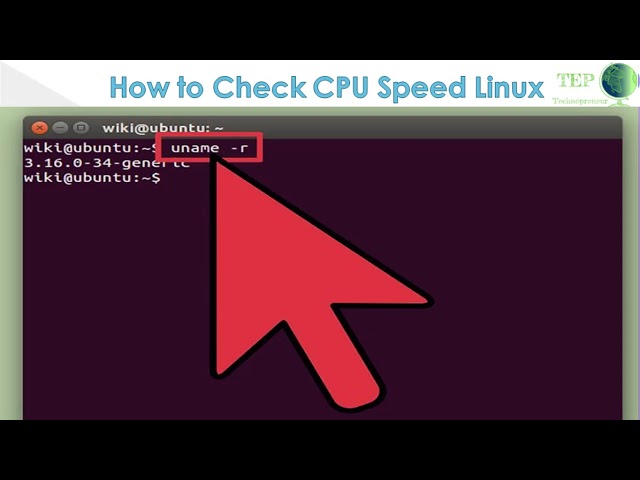How to Check CPU Speed Linux