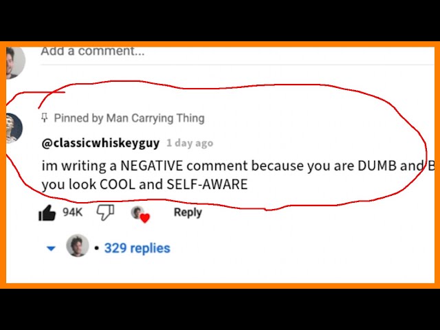 the 5 types of pinned comments