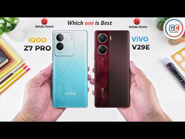 iQOO Z7 Pro Vs ViVO V29e | Full Comparison ⚡ Performance, Camera, Battery & Price.