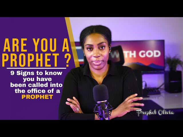 ARE YOU A PROPHET? | 9 Signs to know you have been called into the Prophetic Office  #prophetic