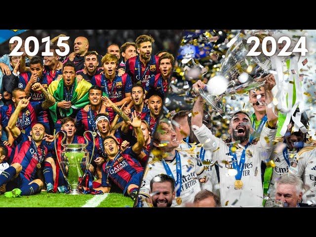 All Champions League Finals (2015-2024)