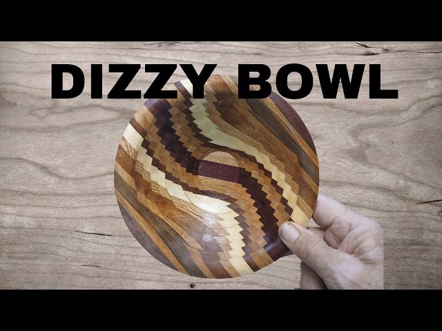 Scroll Saw Bowl With A Dizzy Pattern