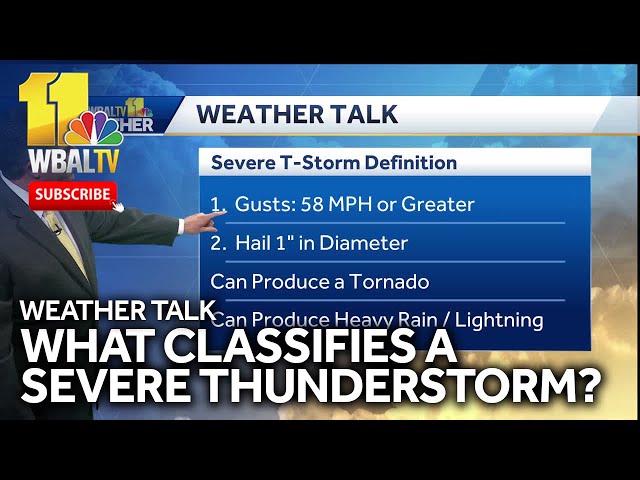 Weather talk: Here's the difference between a thunderstorm and a severe thunderstorm