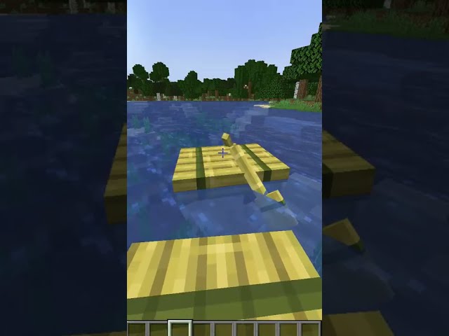 Minecraft 1.20: Bamboo Raft! #shorts