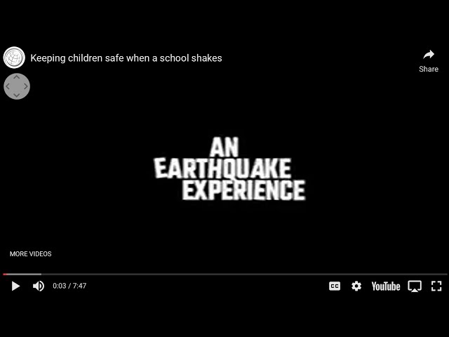 Keeping children safe when a school shakes