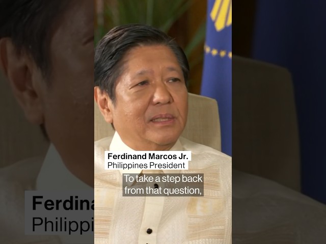 Marcos - The Philippines does not want war with #china #politics #shorts