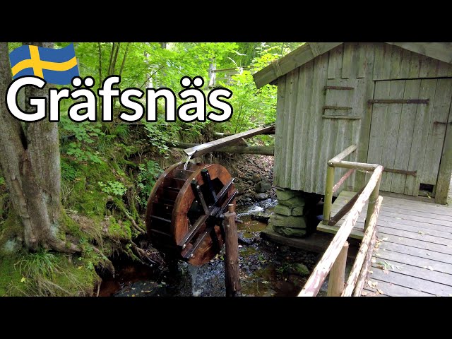 Sweden, Gräfsnäs walking tour  (4k60fps with captions)