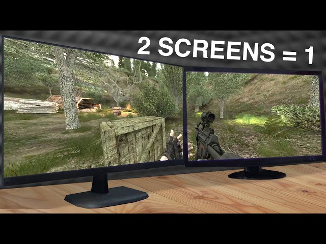 Join Two Displays into Ultrawide Screen/Desktop/Game (2x 1920x1080  = 3840x1080) [NVIDIA Cards Only]