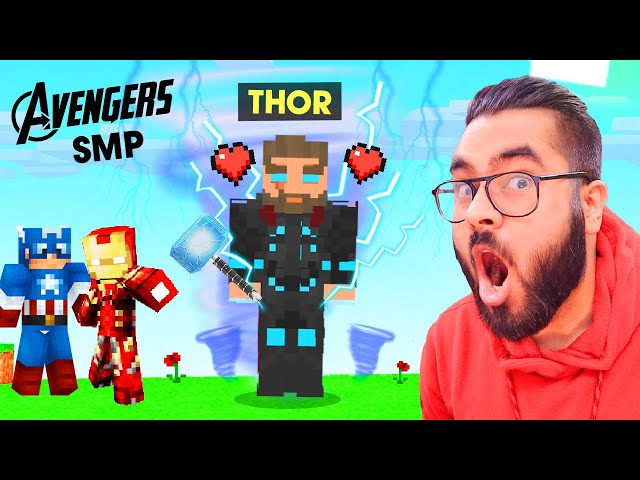 THOR'S Hammer in Minecraft | Avengers SMP | Hitesh KS