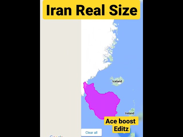 Iran Real Size True Maps #2 @Tusjus777j7 Subscribe Comment for more videos
