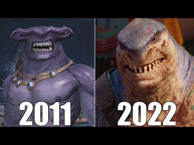The Evolution of King Shark from 1998 - 2021