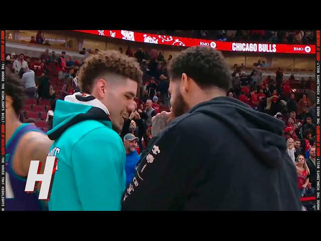 LaMelo & Lonzo Share a Moment after the Game 😂