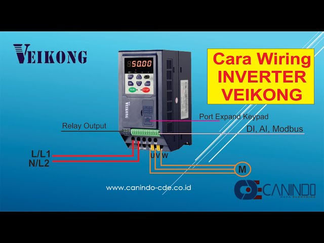 Cara Wiring Inverter Veikong 1 Phase