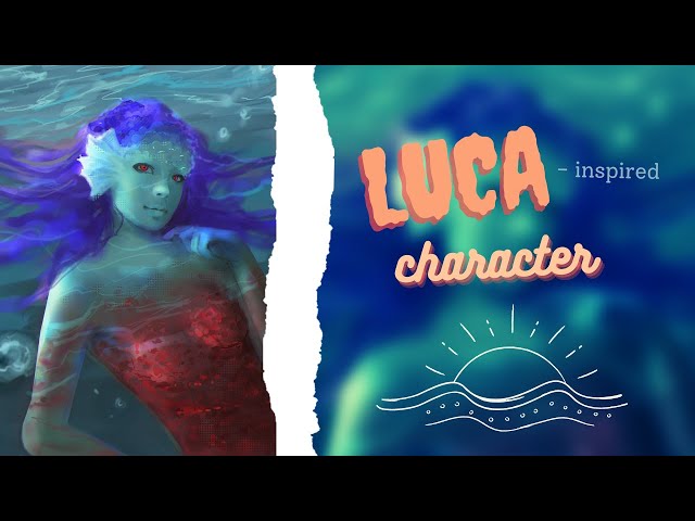 i made a luca-inspired character [autodesk sketchbook art]