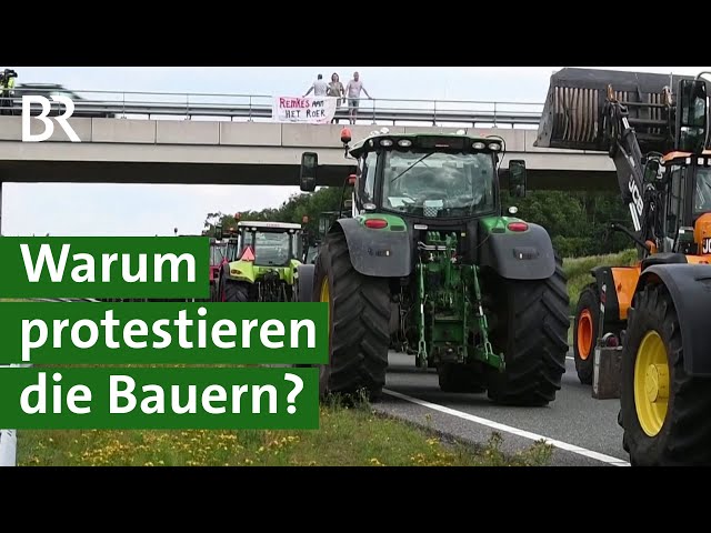 Niederlande: Landwirte protestieren gegen Umweltauflagen und Düngeverordnung | Unser Land | BR