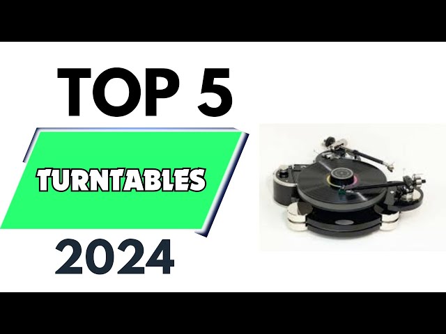 Top 5 Best Turntables of 2024 [don’t buy one before watching this]