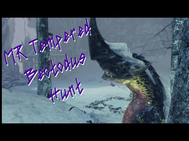 Tempered Beotodus Hunt (with Boaboa) (Master Rank) - Monster Hunter World: Iceborne [PC]