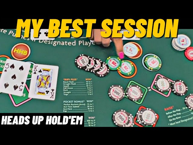 "Biggest Win Yet! Watch How I Smash This Session in Style" | Heads Up Hold'em Session 12