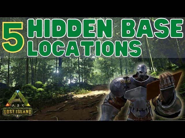5 Best Hidden Base Locations on Lost Island | Ark Survival Evolved