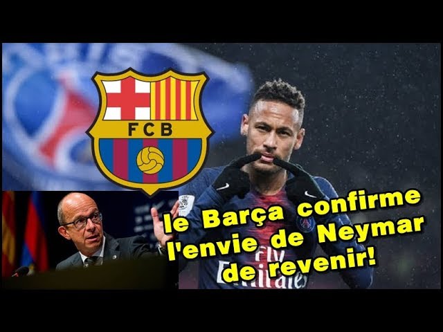Mercato PSG: le Barça confirme l'envie de Neymar de revenir!