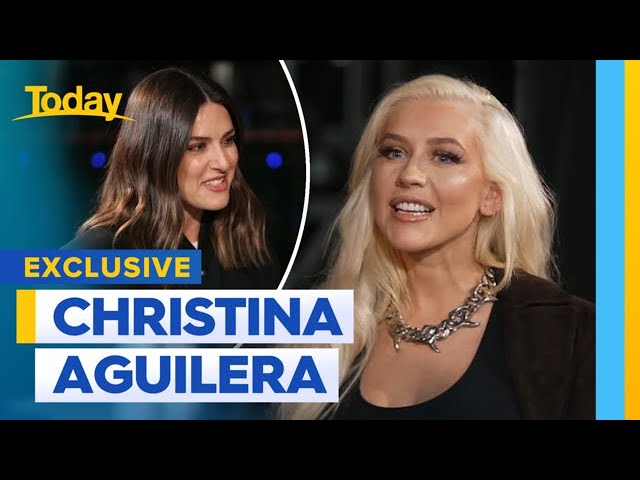 TODAY Australia: Sarah Abo catches up with pop megastar Christina Aguilera (2023)