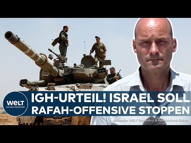 KRIEG IN GAZA: IGH-Entscheidung! Israel soll Offensive in Rafah stoppen