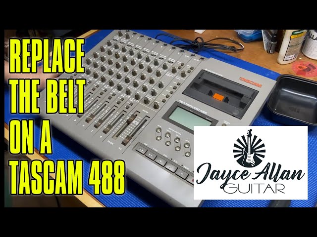 How To Replace The Belt On A Tascam 488.