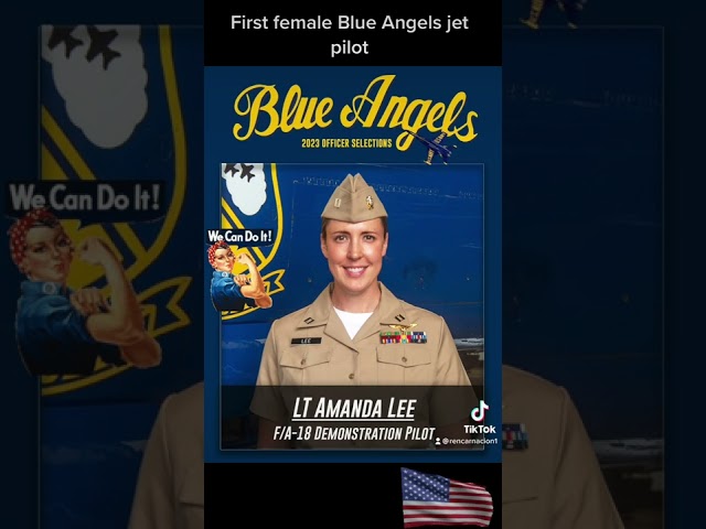 First female Blue Angels jet pilot #carrier #cvn #usnavy #navyjobs #blueangels