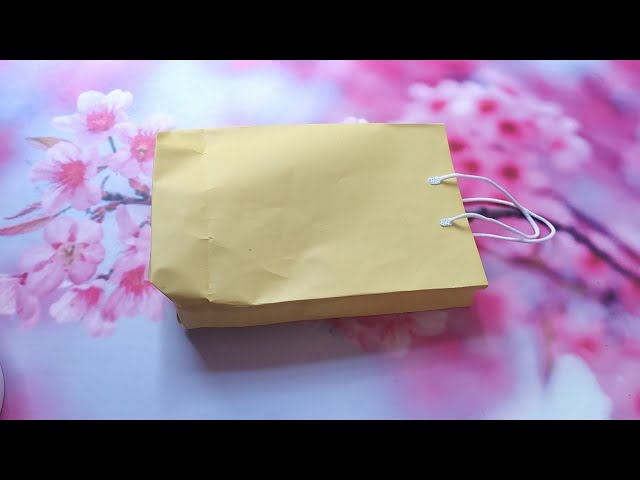 How make to paper bag🛍️ craft video|