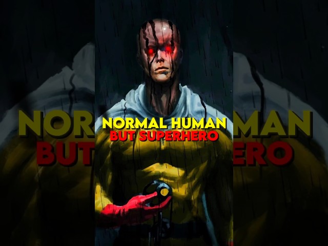 5 Normal Humans Jo Super Hero In Anime 😯 #anime #saitama #shorts