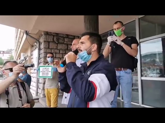 Novi Pazar - Protest protiv 5g mreze, 5. jul 2020