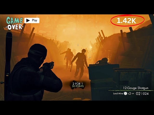 Sniper Elite Nazi Zombie Army 2 | RX 6750 XT Gameplay | RX 6750 XT 12GB - 4K Ultra Graphics FSR OFF