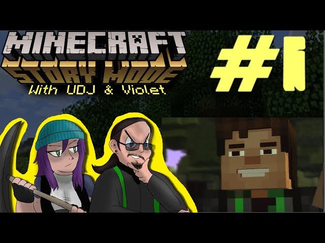 MINECRAFT STORY MODE w/ UDJ & Violet - Episode 1 - What's Wrong With Pigs?!
