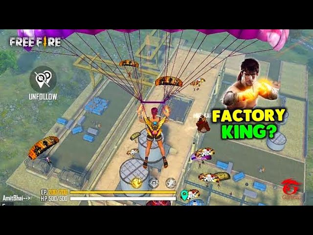 AJJUBHAI IS NEXT FECTORY KING 👑 ? ONLY FECTORY ROOF CHALLENGE WITH AMITBHAI - GARENA FREEFIRE MAX