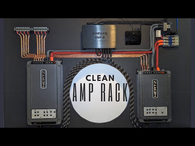 How to make a CLEAN amp rack with no zip ties