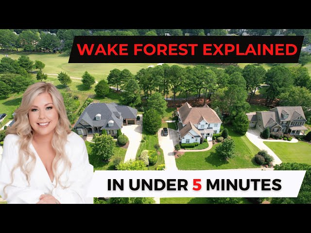 WAKE FOREST IN UNDER 5 MINUTES  ||  LIVING IN WAKE FOREST, NC