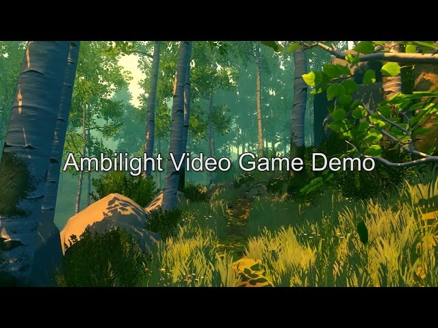 Ambilight Video Game Demo Reel